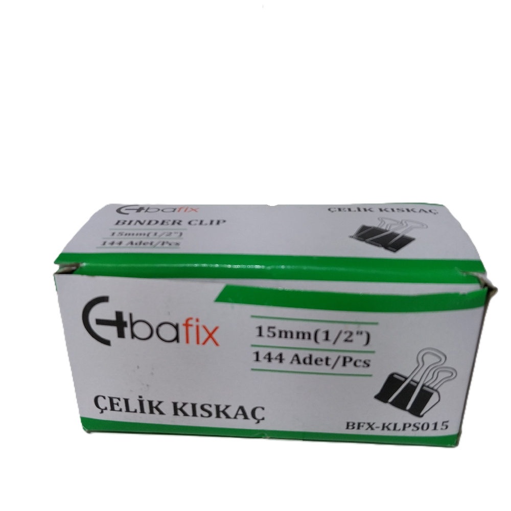 Bafix Kıskaç (Klips) Çelik 15 Mm Bfx-Klps015 - 12'li Paket