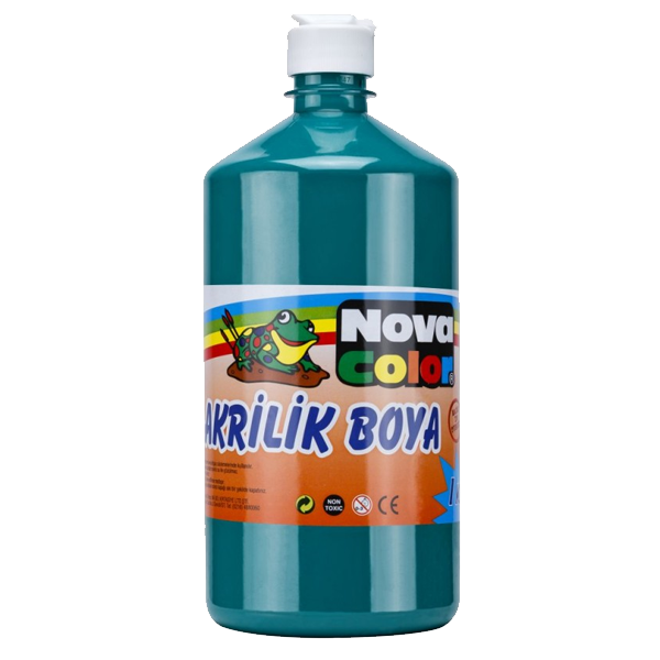 NOVA COLOR AKRİLİK BOYA 1 KG YEŞİL NC-224