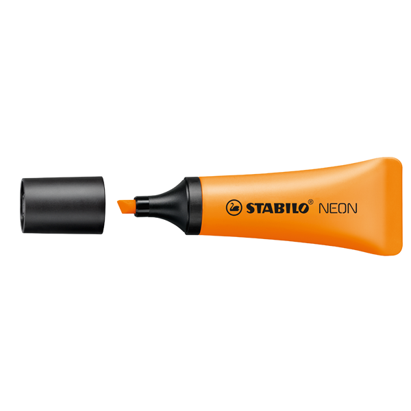Stabilo Fosforlu Kalem Neon Turuncu 72/54 - 10'lu Paket