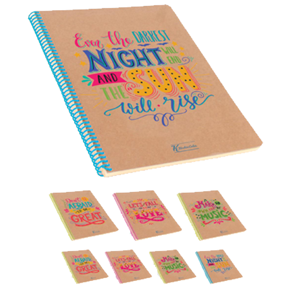 Keskin Color Doodles Ciltli Defter A4 100 Yp Kare 415632-99