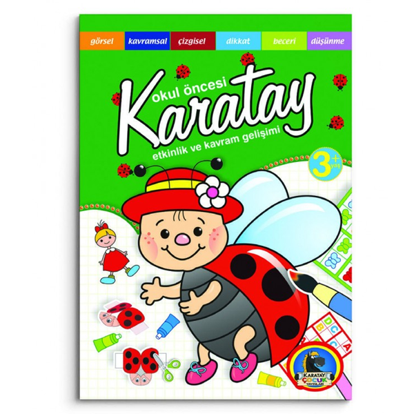 4E BOYAMA KİTABI OKUL ÖNCESİ ETKİNLİK VE KAVRAM GELİŞİMİ KARATAY YAYINEVİ