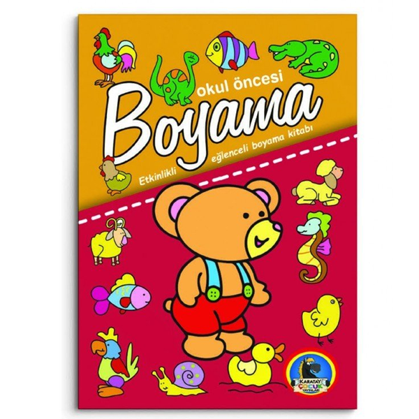 4E BOYAMA KİTABI OKUL ÖNCESİ DEV BOY KARATAY YAYINEVİ