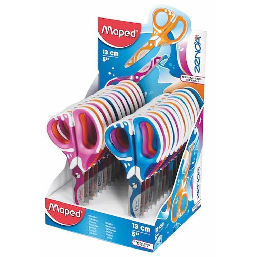 Maped Çocuk Makası Zenoa Fit 13 Cm 670112 - 24'lü Paket