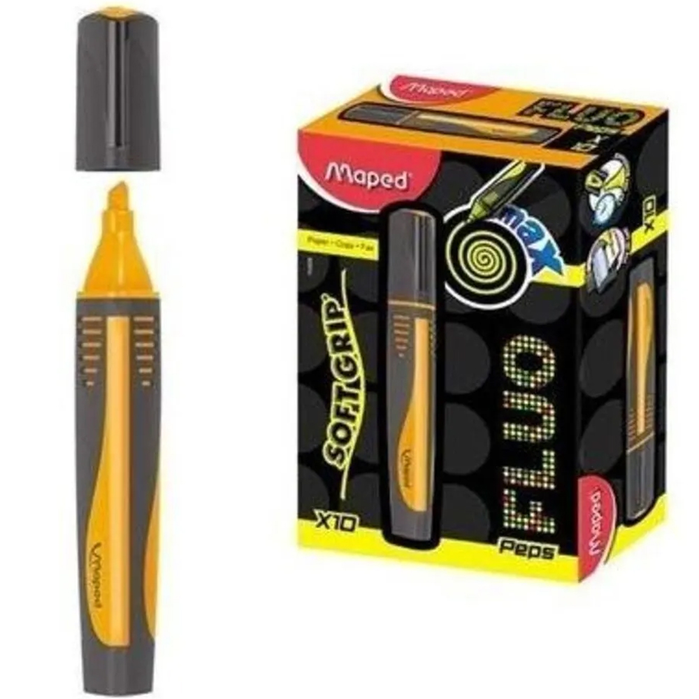 Maped Fosforlu Kalem Max Fluo Peps Mini 10 Lu Turuncu 742935 - 10'lu Paket