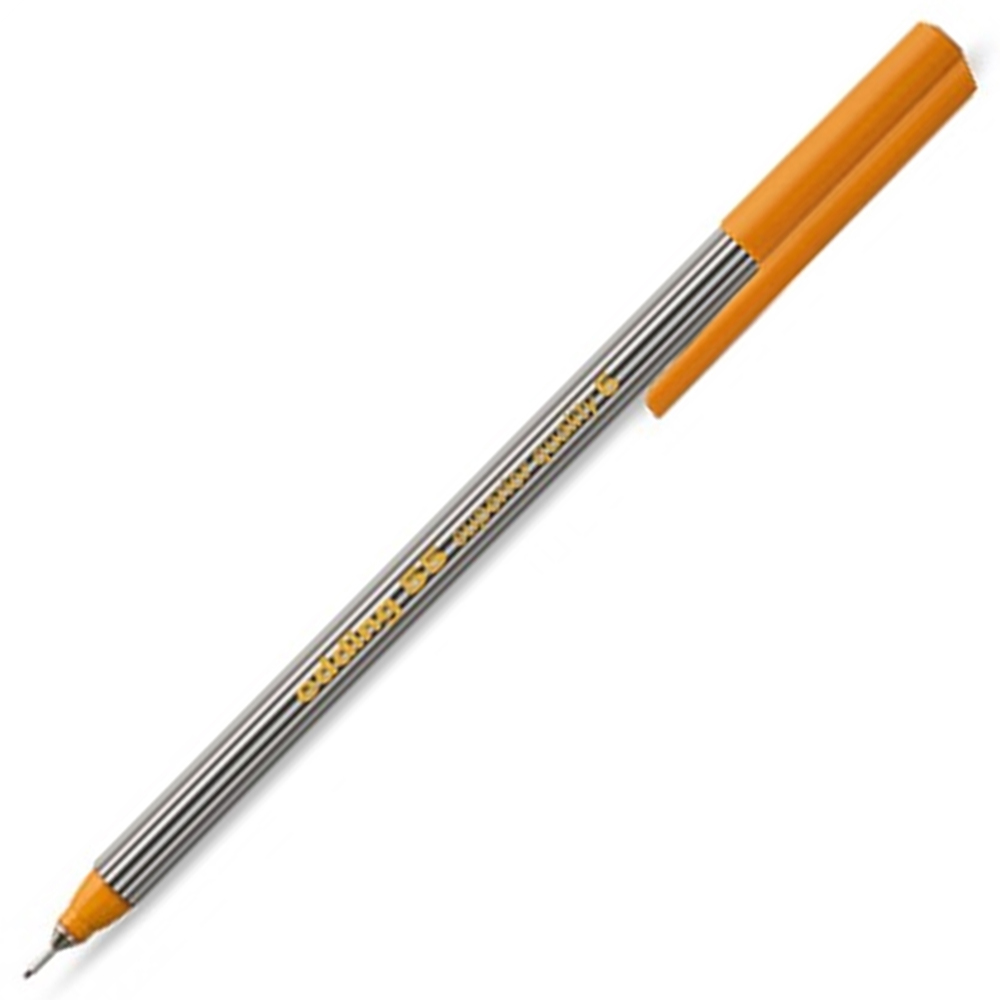 Edding İnce Uçlu Keçeli Kalem 0.4 Mm Turuncu 55 - 10'lu Paket