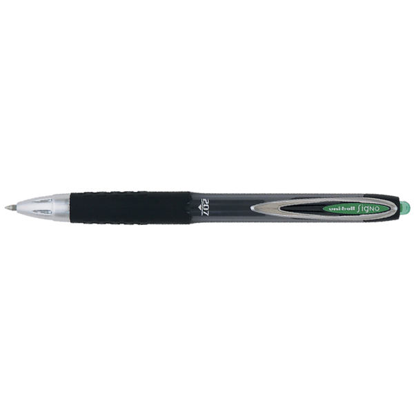 UNİ-BALL ROLLER KALEM SİGNO 207 JEL MEKANİK 0.7 MM YEŞİL UMN-207