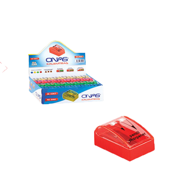 Onas Kalemtıraş Çift Kapaklı Ns 2068-48 - 48'li Paket