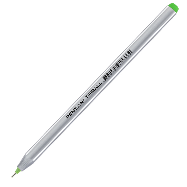 PENSAN TÜKENMEZ KALEM TRİBALL 1.0 MM BİLYE UÇ AÇIK YEŞİL 12 Lİ 1003