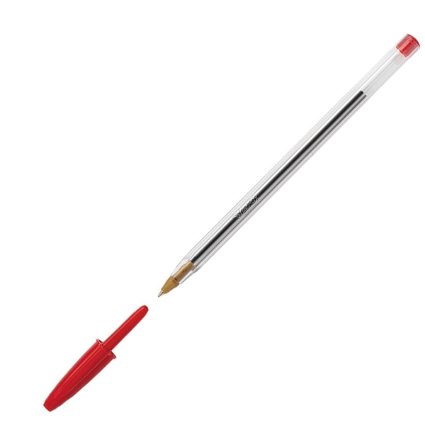 BİC TÜKENMEZ KALEM CRİSTAL 1 MM KIRMIZI MEDİUM 847 899