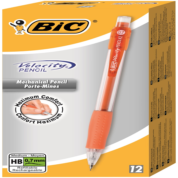 Bic Versatil Kalem Velocity 0.7 Mm Karışık - 12'li Paket