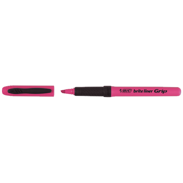 BİC FOSFORLU KALEM BRİTE LİNE GRİP PEMBE KALEM TİPİ 811 934