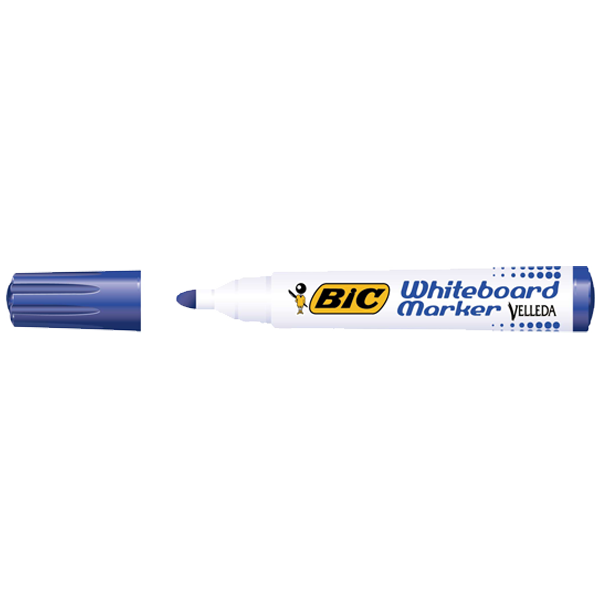 Bic Tahta Kalemi Yuvarlak Uçlu Velleda Mavi 1701 06 - 12'li Paket
