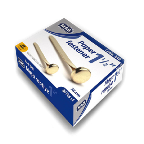 Mas Maşa Raptiye No:9 38 Mm 348 - 36'lı Paket