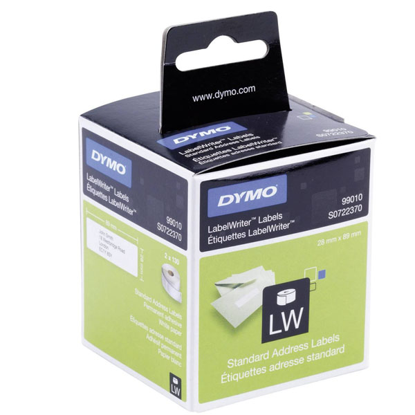 DYMO LABEL WİTER ETİKETİ ADRES 260 Lİ 89X28 MM BEYAZ 99010 S0722370