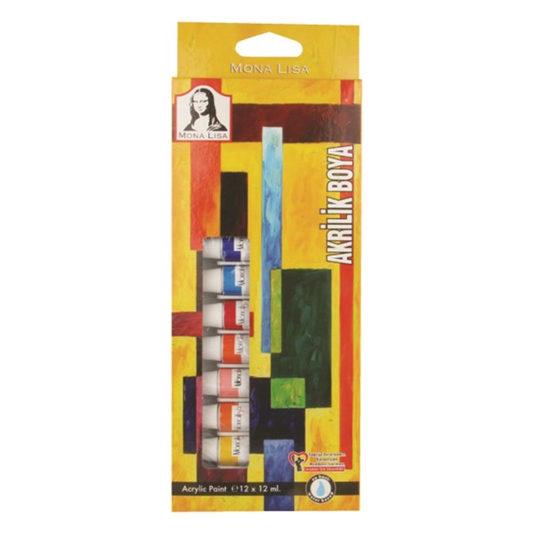Monalisa Akrilik Boya Tüp 12 Li 12 Ml Sd125