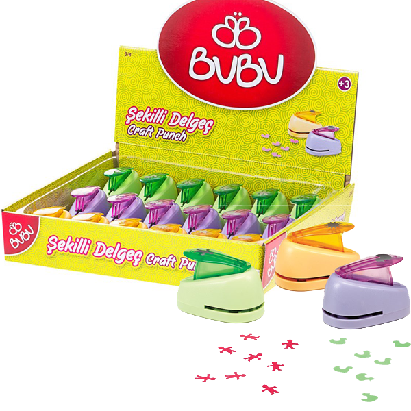 Bu-Bu Perfaratör ( Delgeç ) Şekilgeç 3/4 18 Li Bubu-00019 - 18'li Paket