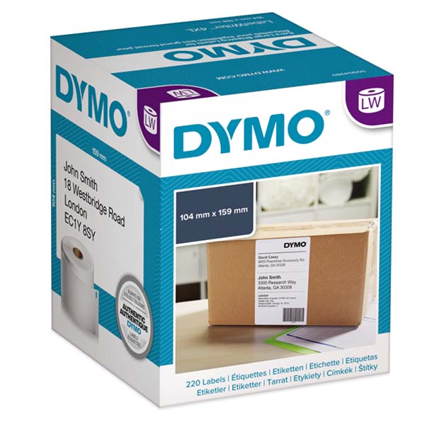 Dymo Ekstra Geniş Sevkiyat Etiketi 220 Etiket 104X159 Mm Lw 4Xl