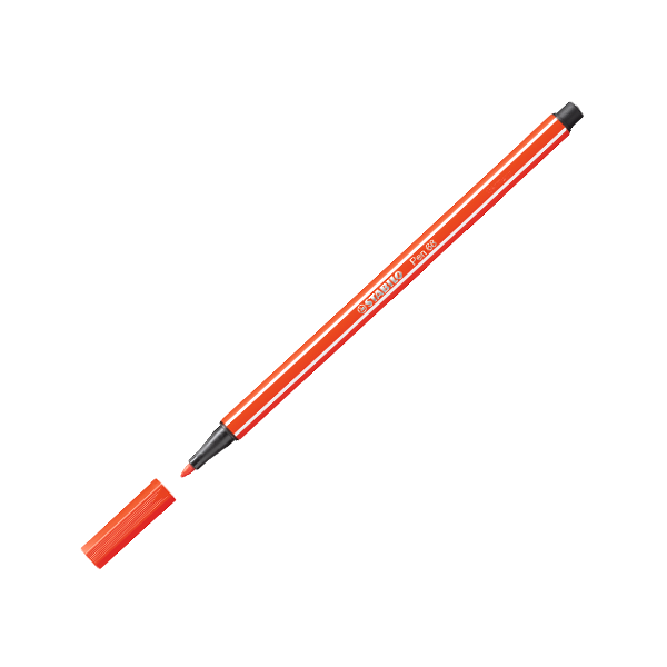 STABİLO KEÇE UÇLU BOYA KALEMİ 1 MM AÇIK KIRMIZI 68/40