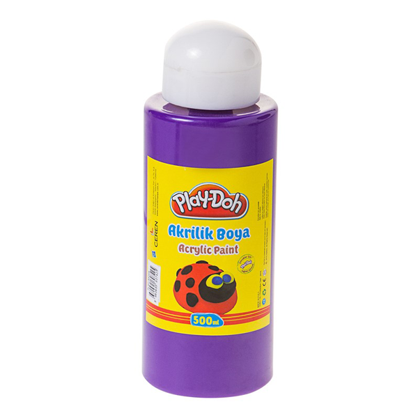 PLAY-DOH AKRİLİK BOYA 500 ML MOR PLAY-AK008