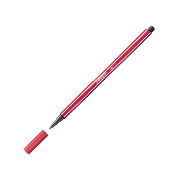 STABİLO KEÇE UÇLU BOYA KALEMİ 1 MM KOYU KIRMIZI 68/50