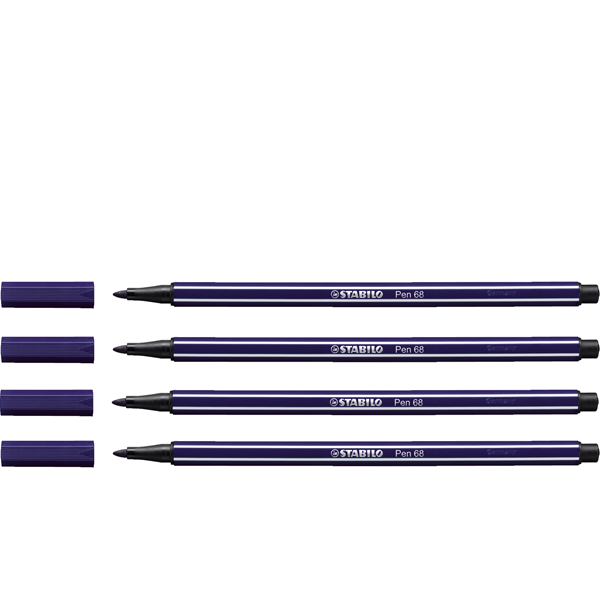 STABİLO KEÇE UÇLU BOYA KALEMİ 1 MM KOYU MAVİ 68/22