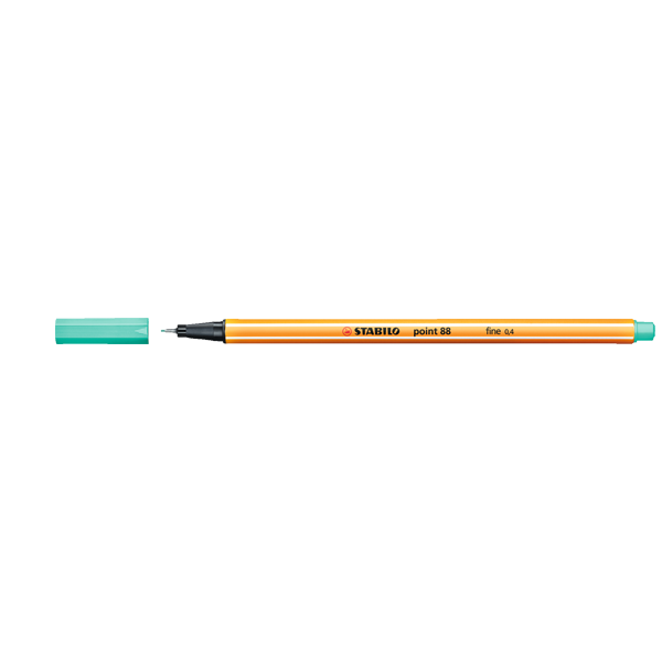 Stabilo Keçe Uçlu İnce Kalem 88 Point 0.4 Mm Buz Yeşili 88/13 - 10'lu Paket