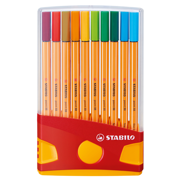 STABİLO KEÇE UÇLU İNCE KALEM 88 POİNT 0.4 MM KARIŞIK RENK 20 Lİ COLORPARADE 8820-03