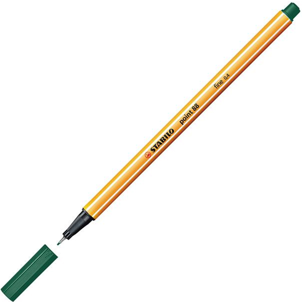 STABİLO KEÇE UÇLU İNCE KALEM 88 POİNT 0.4 MM ÇAM YEŞİLİ 88/53