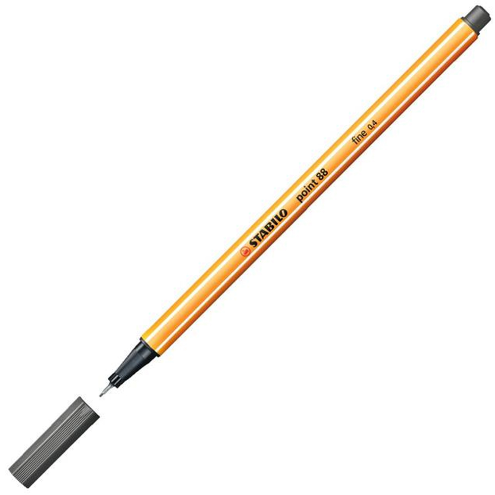 STABİLO KEÇE UÇLU İNCE KALEM 88 POİNT 0.4 MM KOYU GRİ 88/96