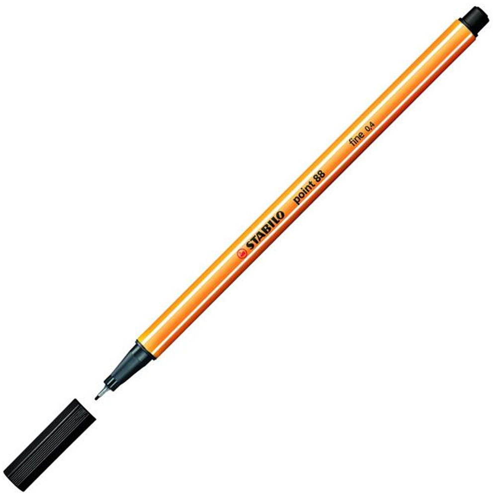 STABİLO KEÇE UÇLU İNCE KALEM 88 POİNT 0.4 MM SİYAH 88/46