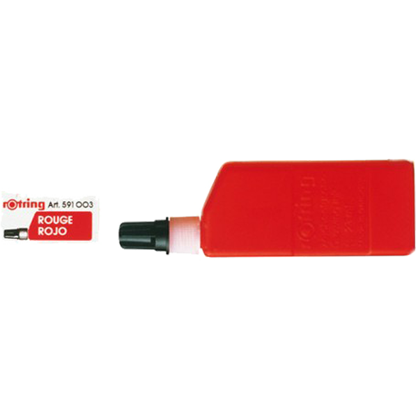 Rotring Rapido Mürekkebi Isograph 23 Ml Kırmızı S0216040