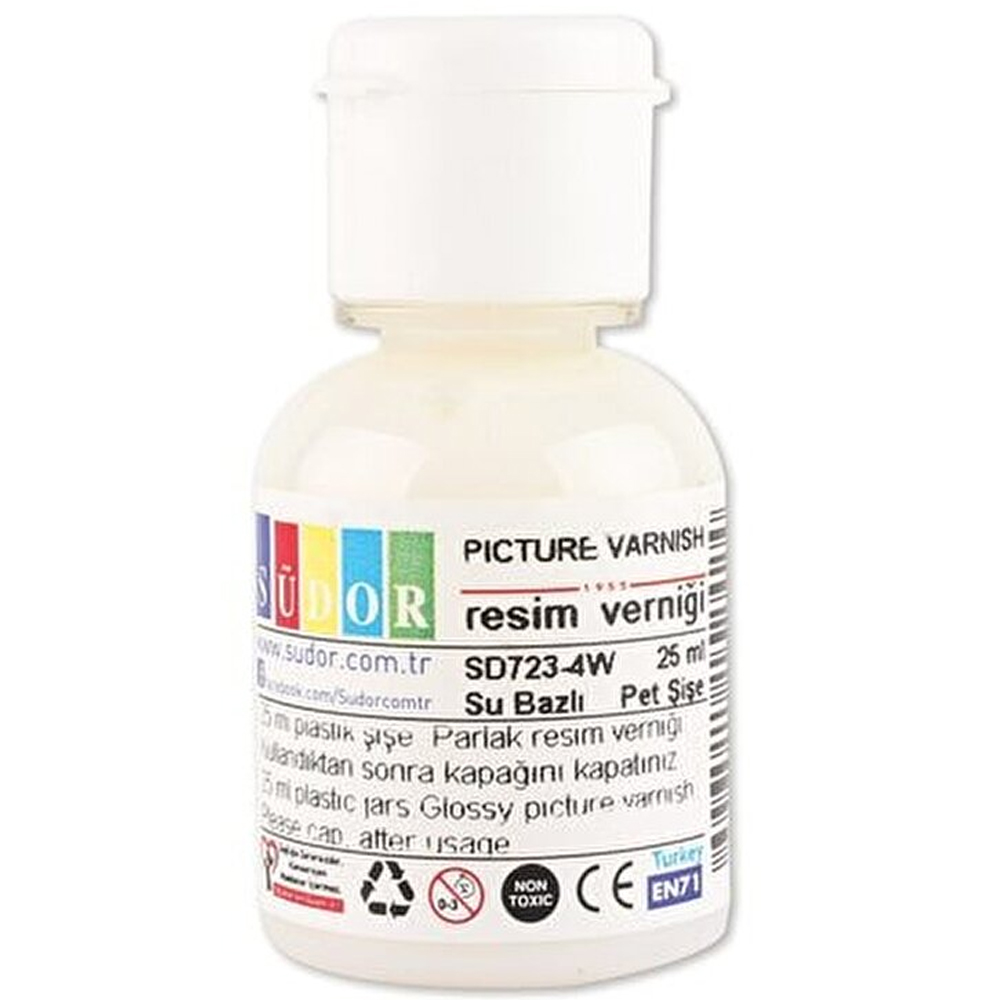 Südor Resim Verniği Su Bazlı 25 Ml Sd723-4W - 12'li Paket