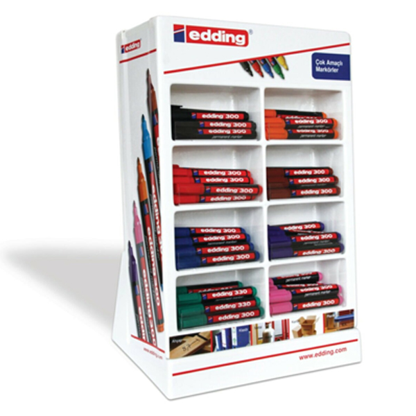 EDDİNG MARKÖR PERMANENT YUVARLAK UÇLU 1.5-3 MM 400 LÜ 300