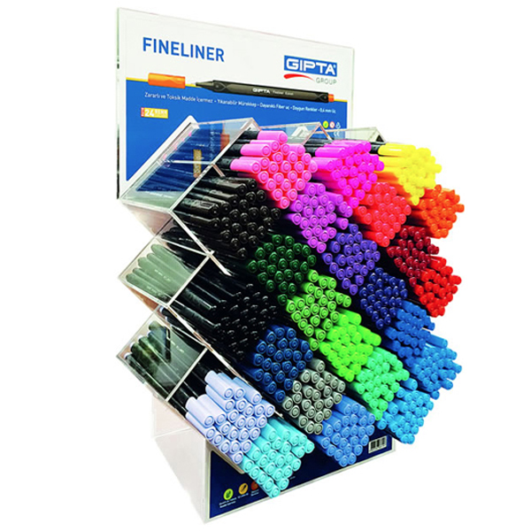 Gıpta Fineliner 0.4 Mm Üçgen 24 Renk 576 Lı K610000 - 576'lı Standart