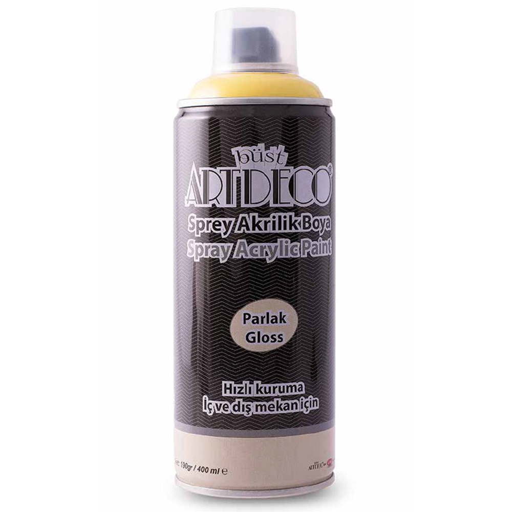 ARTDECO AKRİLİK SPREY BOYA 400 ML AÇIK SARI Y-400-130