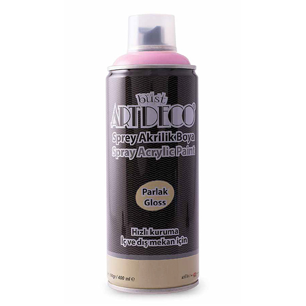 ARTDECO AKRİLİK SPREY BOYA 400 ML BEBEK PEMBE Y-400-315