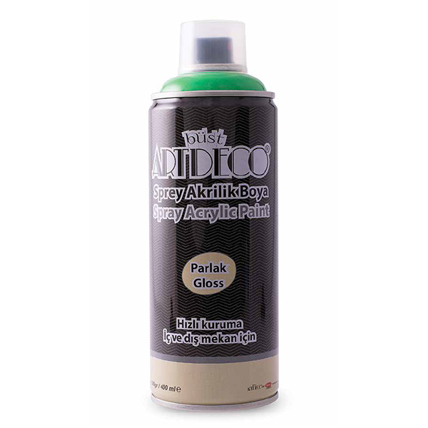 ARTDECO AKRİLİK SPREY BOYA 400 ML ELMA YEŞİL Y-400-530