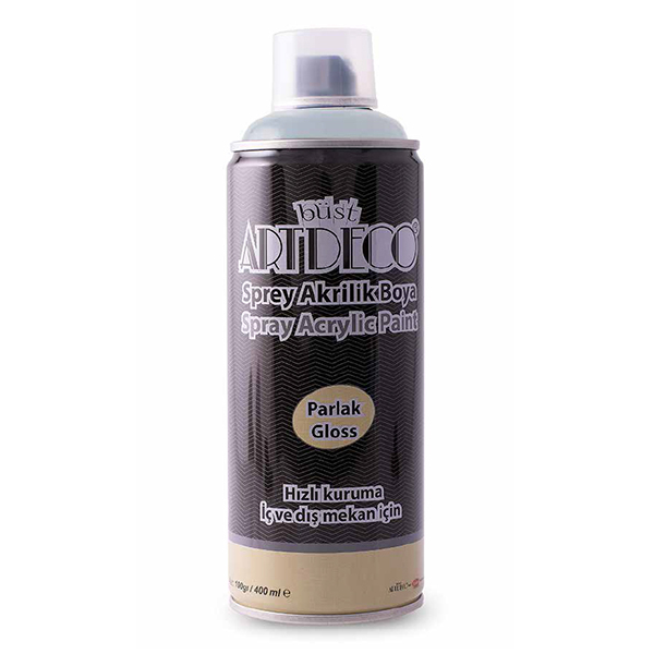 Artdeco Akrilik Sprey Boya 400 Ml Açık Gri Y-400-730