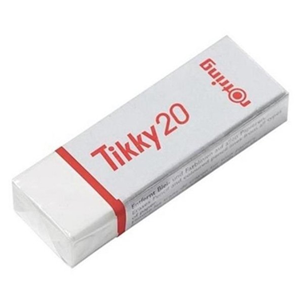 Rotring Öğrenci Silgisi Tikky ( 20 Li Kutu ) Beyaz S0195831 - 20'li Paket