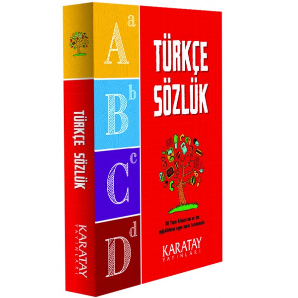 4E SÖZLÜK TÜRKÇE BÜYÜK KARTON KAPAK KARATAY YAYINEVİ