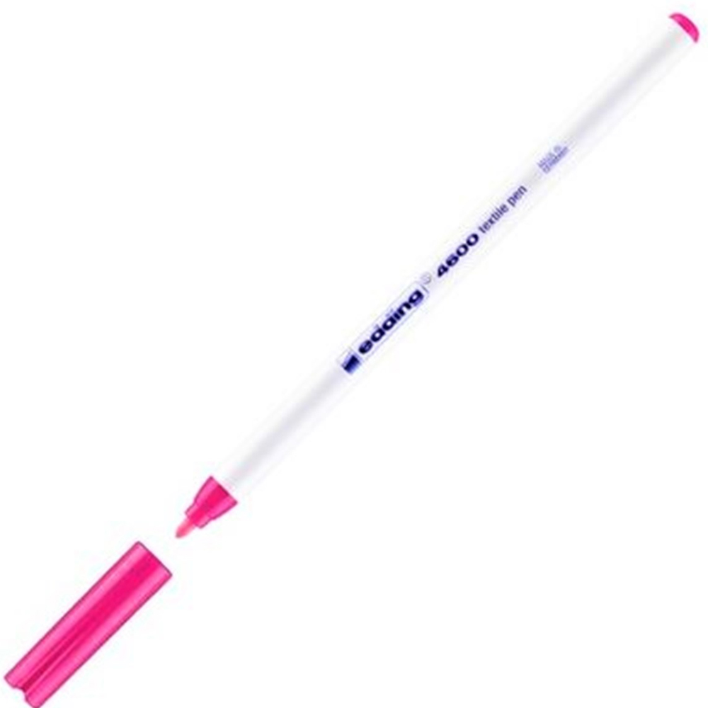 EDDİNG T-SHİRT KALEMİ YUVARLAK UÇLU 1 MM FOSFORLU PEMBE 4600