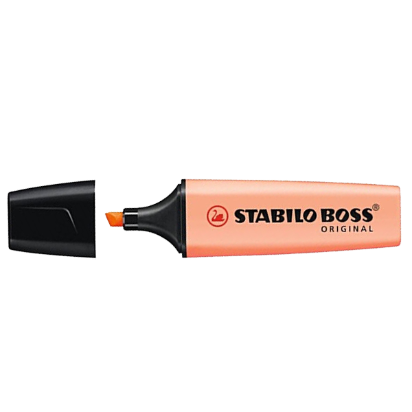Stabilo Fosforlu Kalem Boss Pastel Turuncu 70/126 - 10'lu Paket