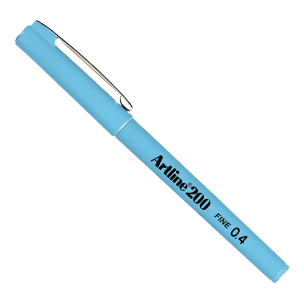 Artline Fineliner 0.4 Mm Açık Mavi Ek-200N - 12'li Paket