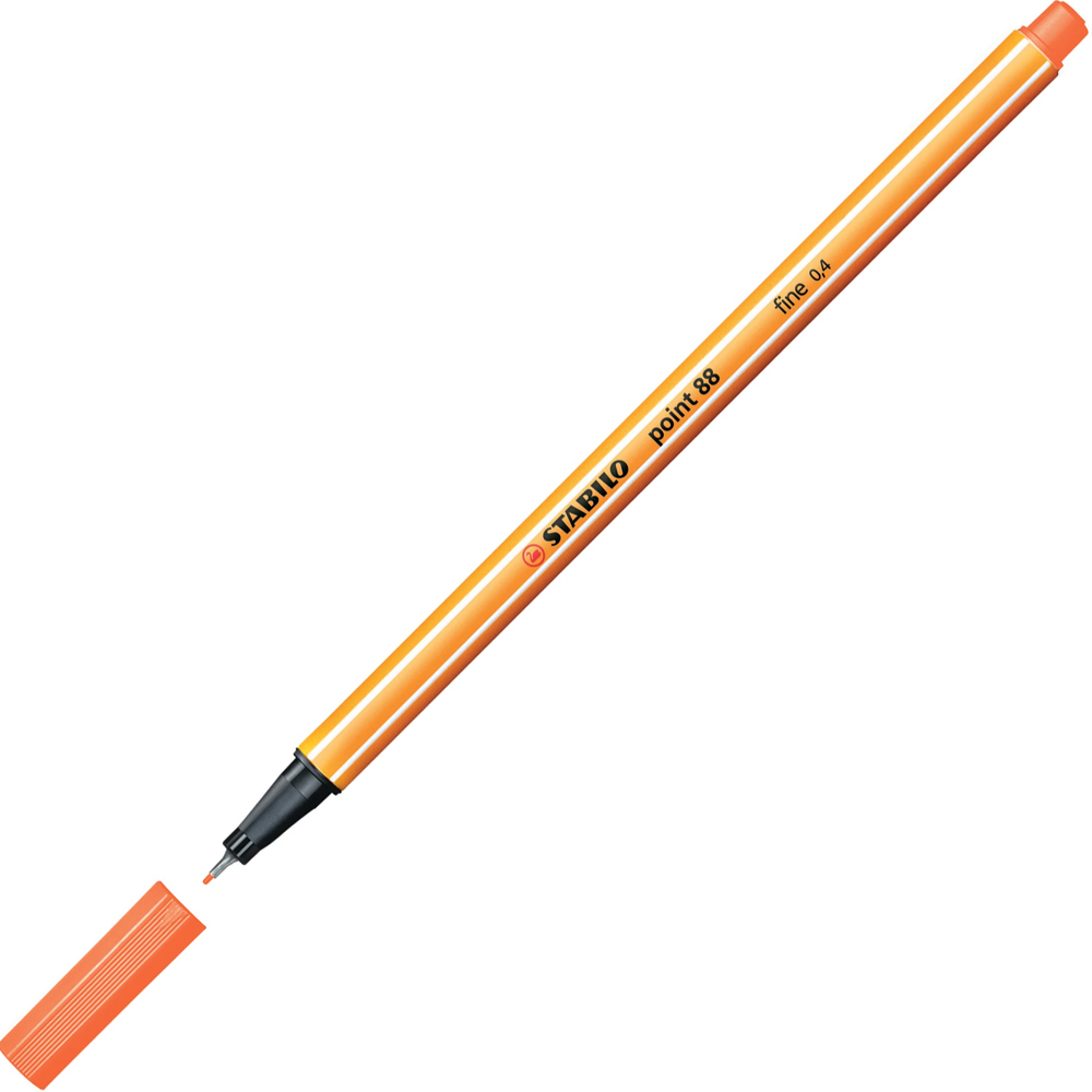 STABİLO KEÇE UÇLU İNCE KALEM 88 POİNT 0.4 MM AÇIK ALEV KIRMIZISI 88/30