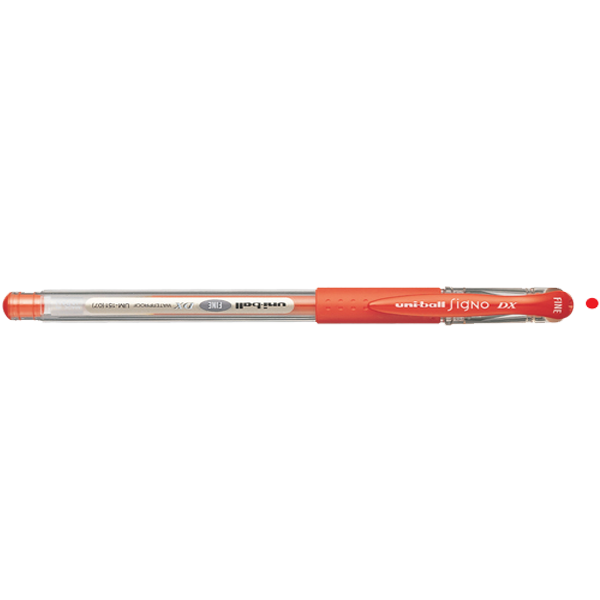 UNİ-BALL ROLLER KALEM SİGNO DX FİNE JEL BİLYE UÇ 0.7 MM KIRMIZI UM-151