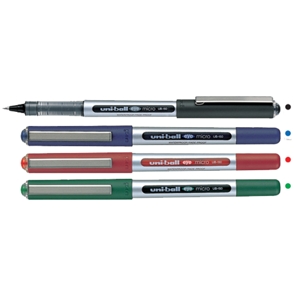 Uni-Ball Roller Kalem Eye Micro Bilye Uç 0.5 Mm Kırmızı Ub-150 - 12'li Paket