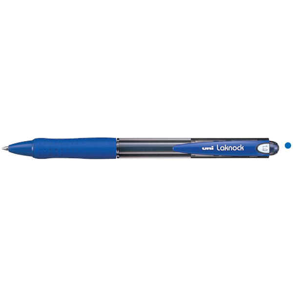 Uni-Ball Tükenmez Kalem Laknock Medium 1.0 MM Mekanik Bilye Uç Mavi SN-100 - 12'li Paket