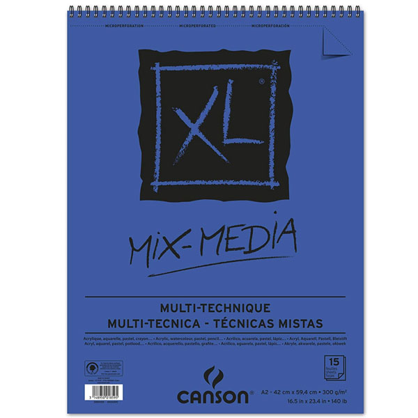 Canson Çok Amaçlı Blok Spp Canxl Mıx Medıa 15 Syf A5 300 Gr