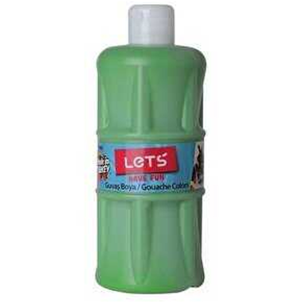 LETS GUAJ BOYA 500 ML PLASTİK YEŞİL L-5107