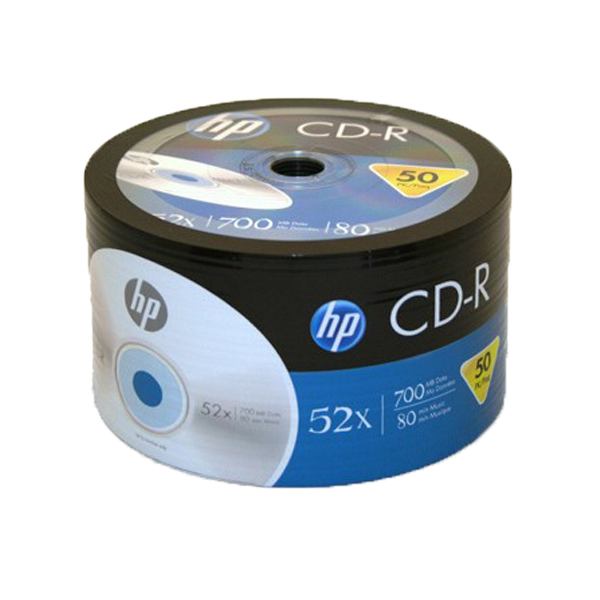 Hp Cd R 80 Dk / 700 Mb 52X Spindle 50 Li - 50'li Paket